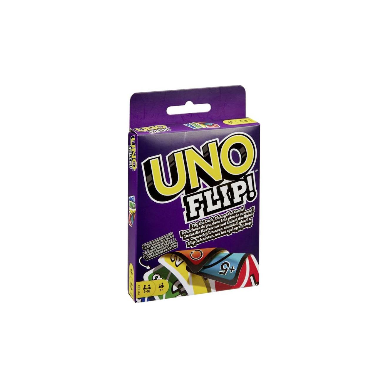 Uno flip jeu de société multicolore