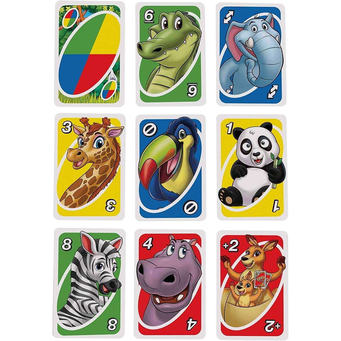 Uno junior jeu de société multicolore