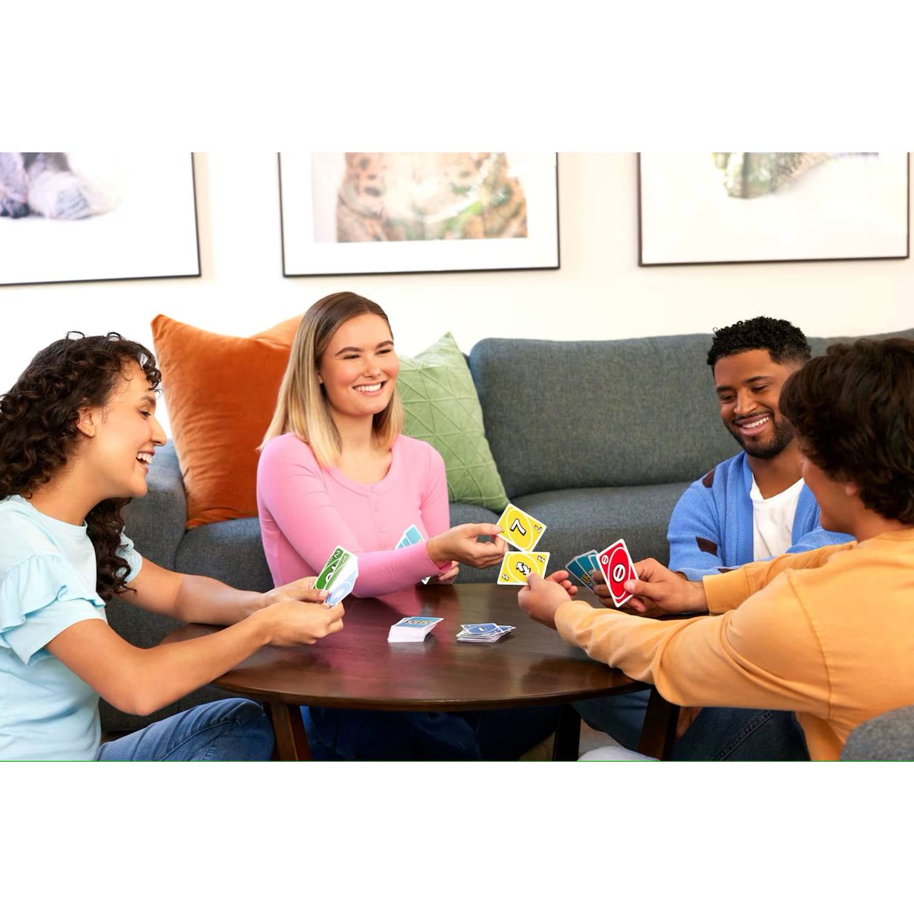 Uno teams jeu de cartes multicolore