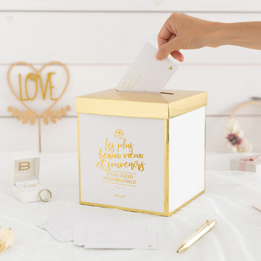 Urne avec Cartes de Vœux pour Mariage - Mariage