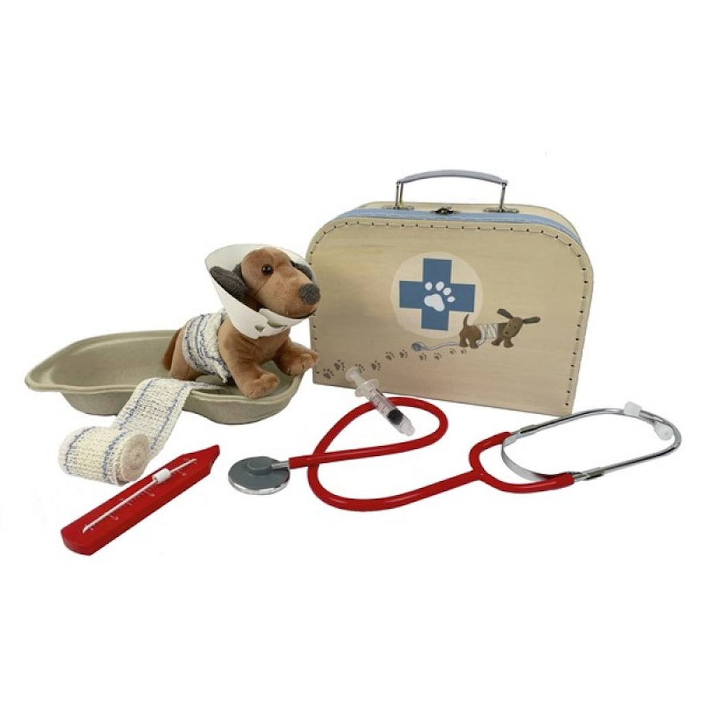 Valise de vétérinaire beige