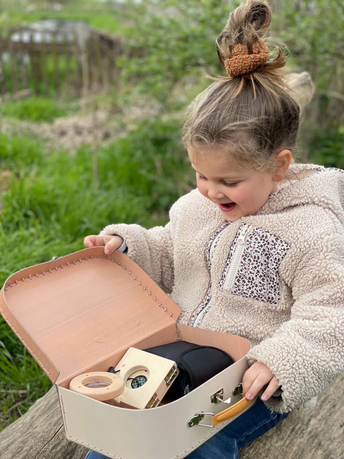 Valise d'explorateur beige