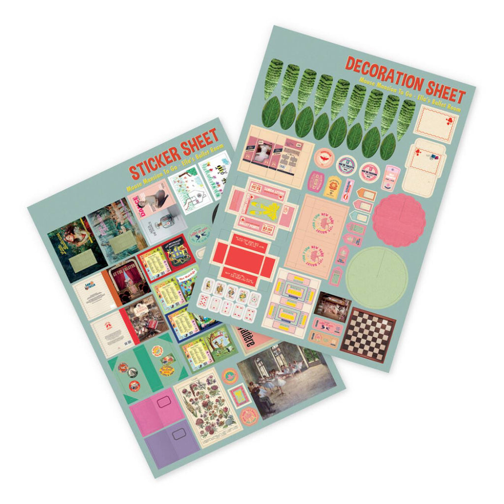 Valisette créative – mini chambre de la maison des souris multicolor
