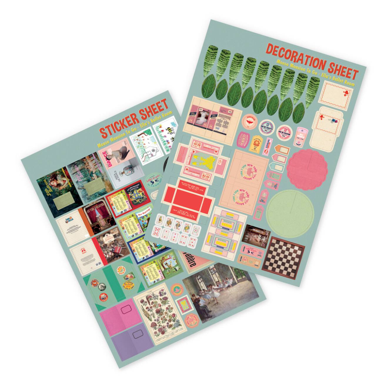 Valisette créative – mini chambre de la maison des souris multicolor