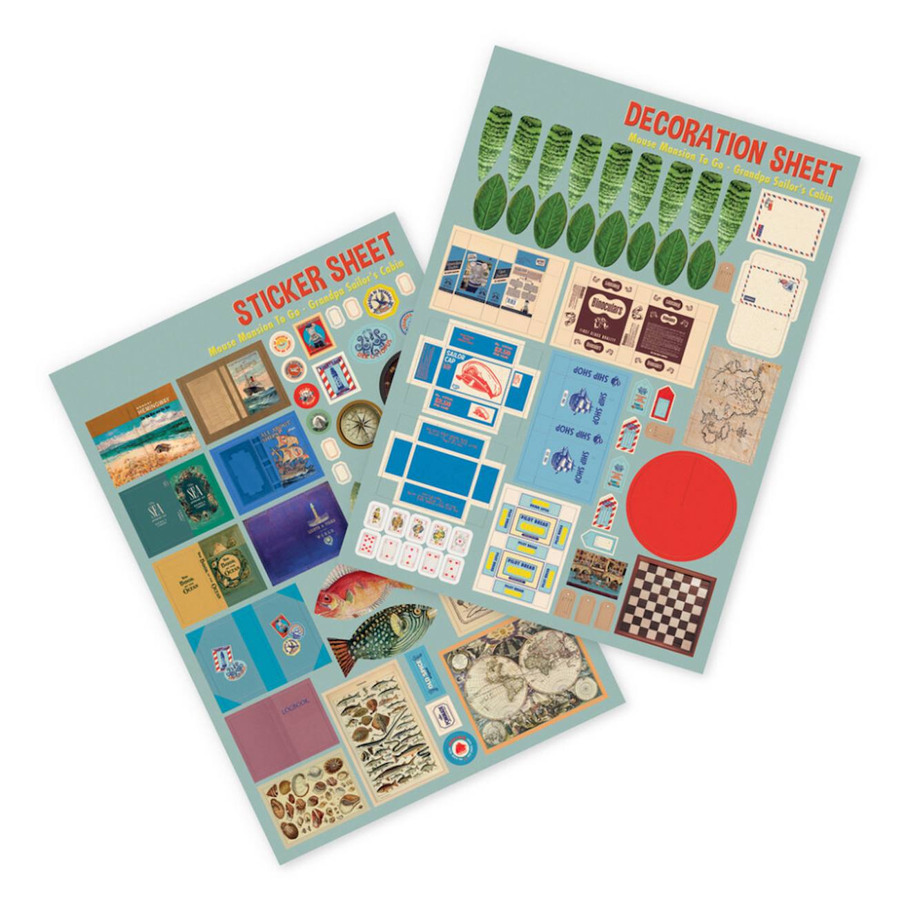 Valisette créative – mini chambre de la maison des souris multicolor