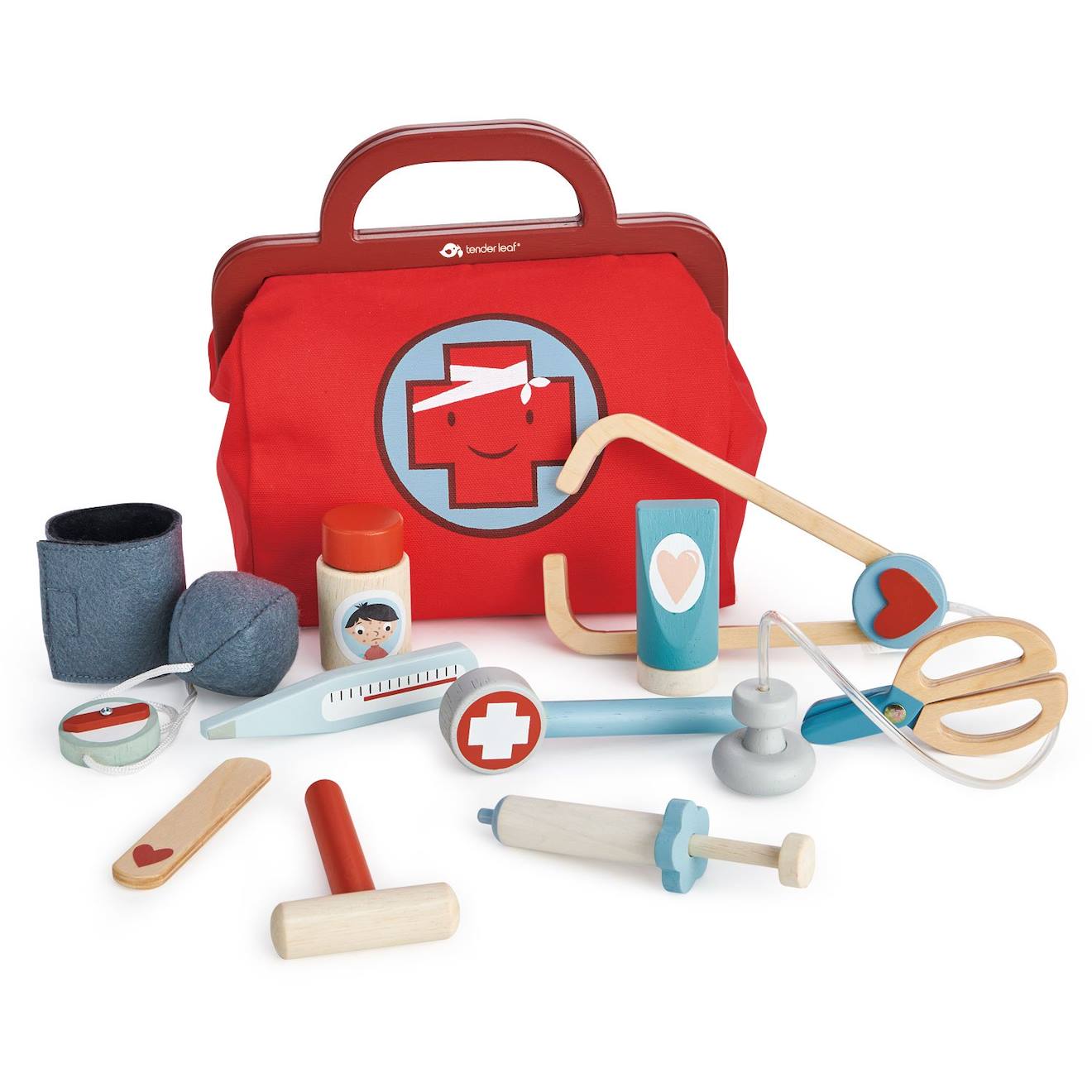 Valisette de docteur rouge