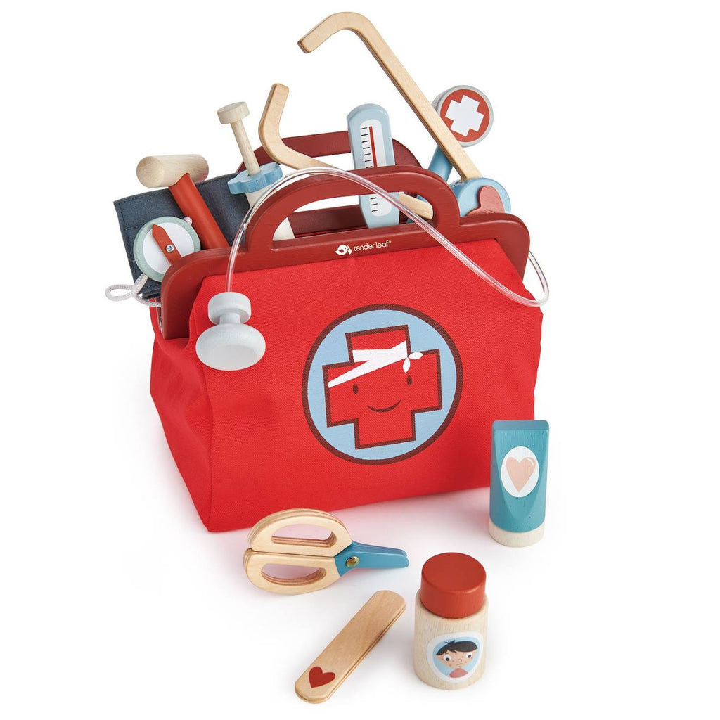 Valisette de docteur rouge
