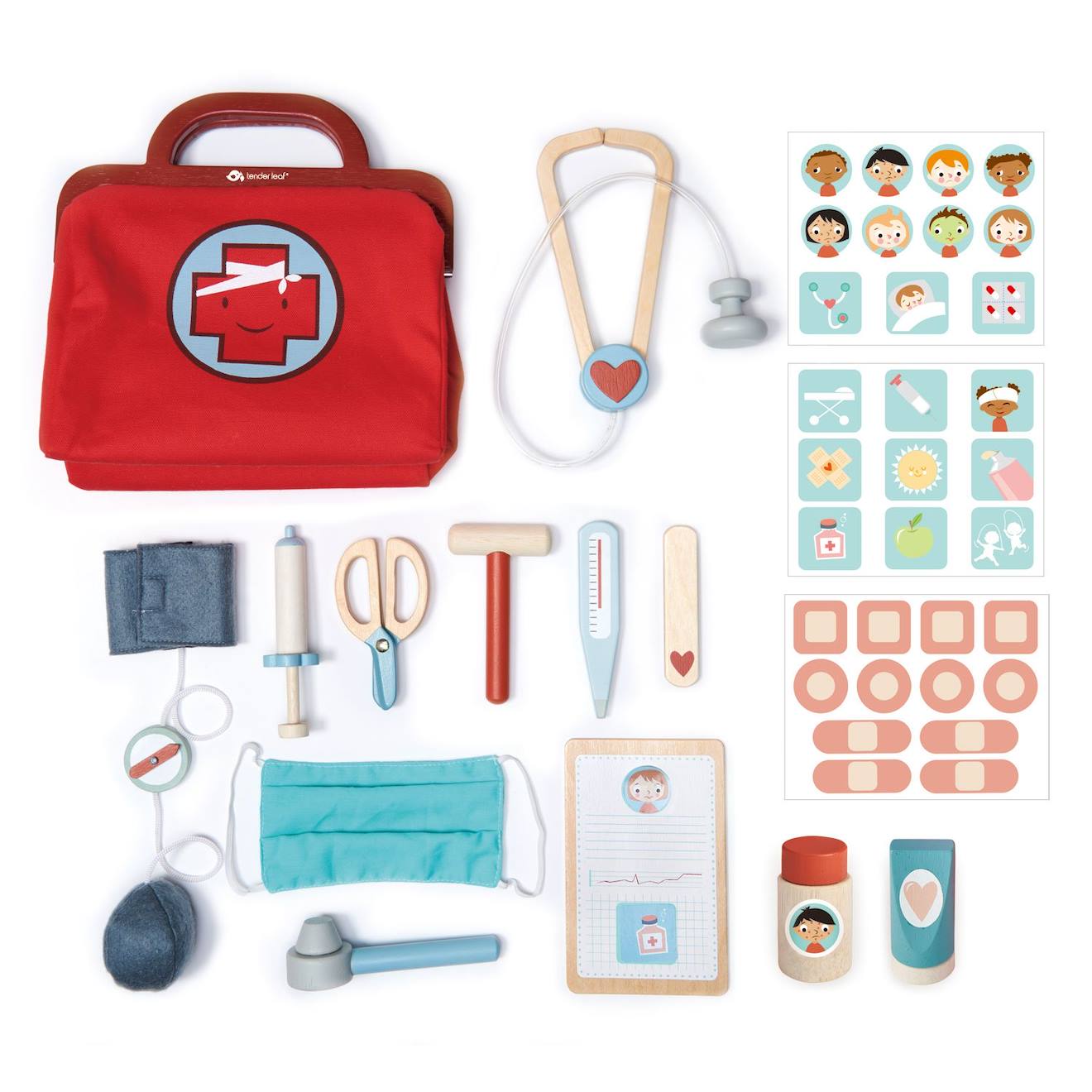 Valisette de docteur rouge
