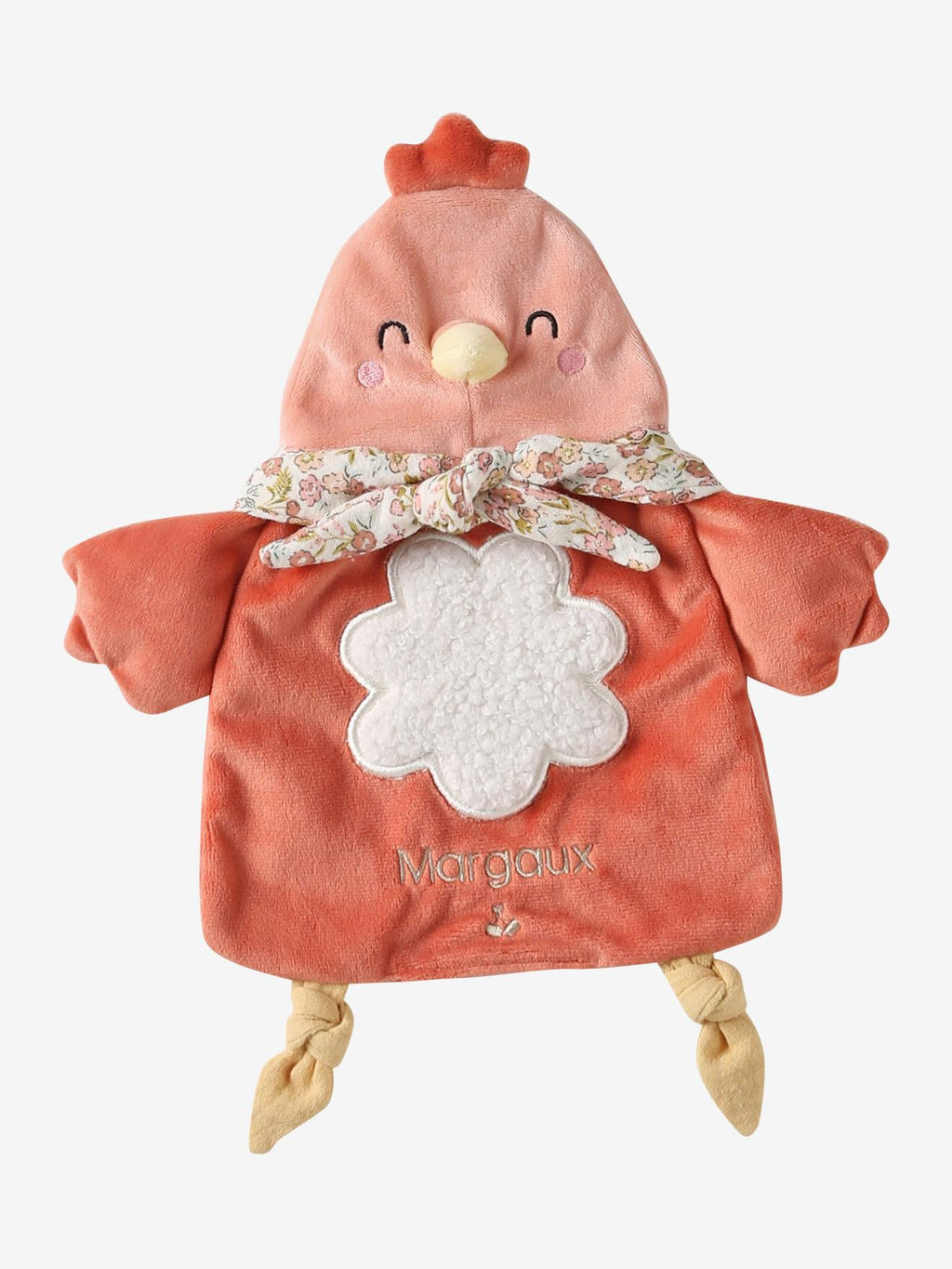 Valisette doudou personnalisable cocotte