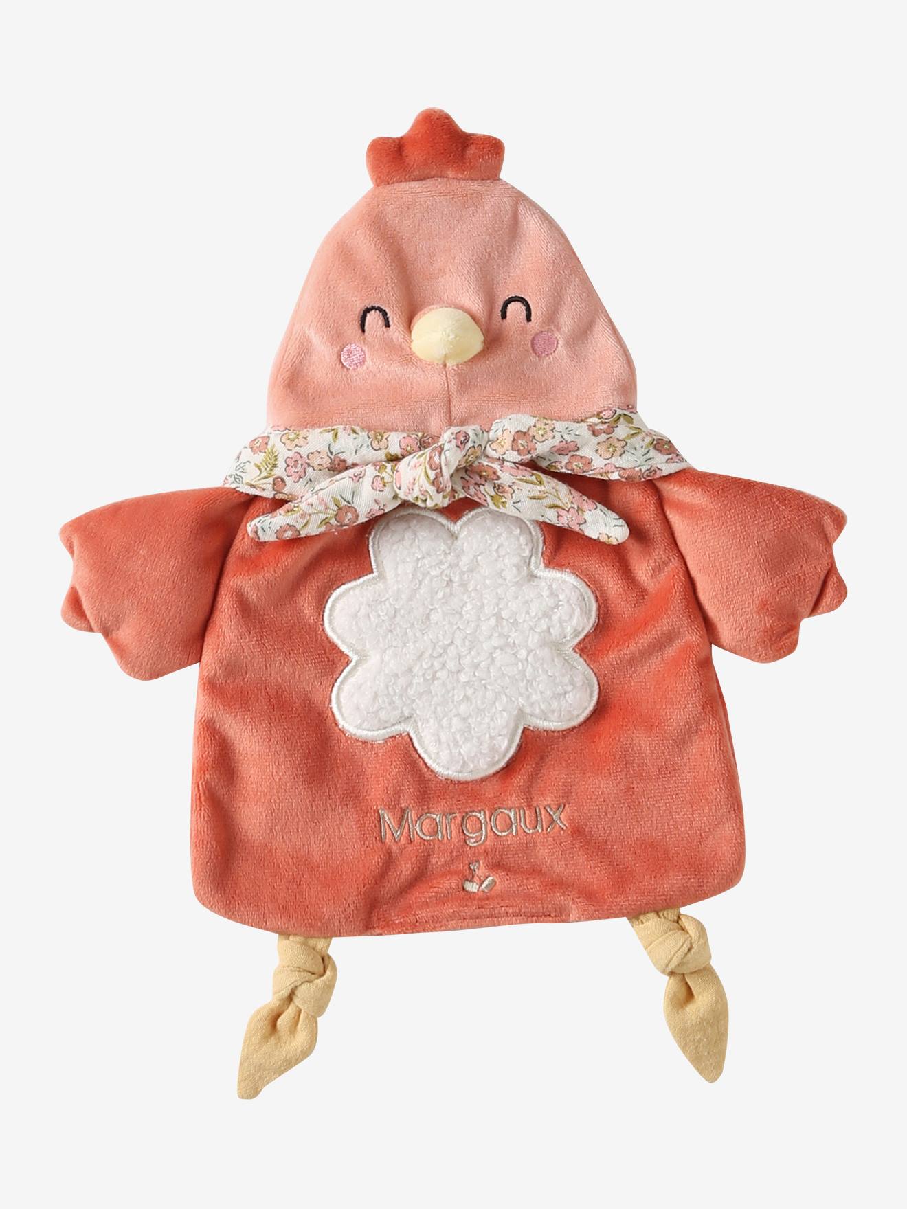Valisette doudou personnalisable cocotte
