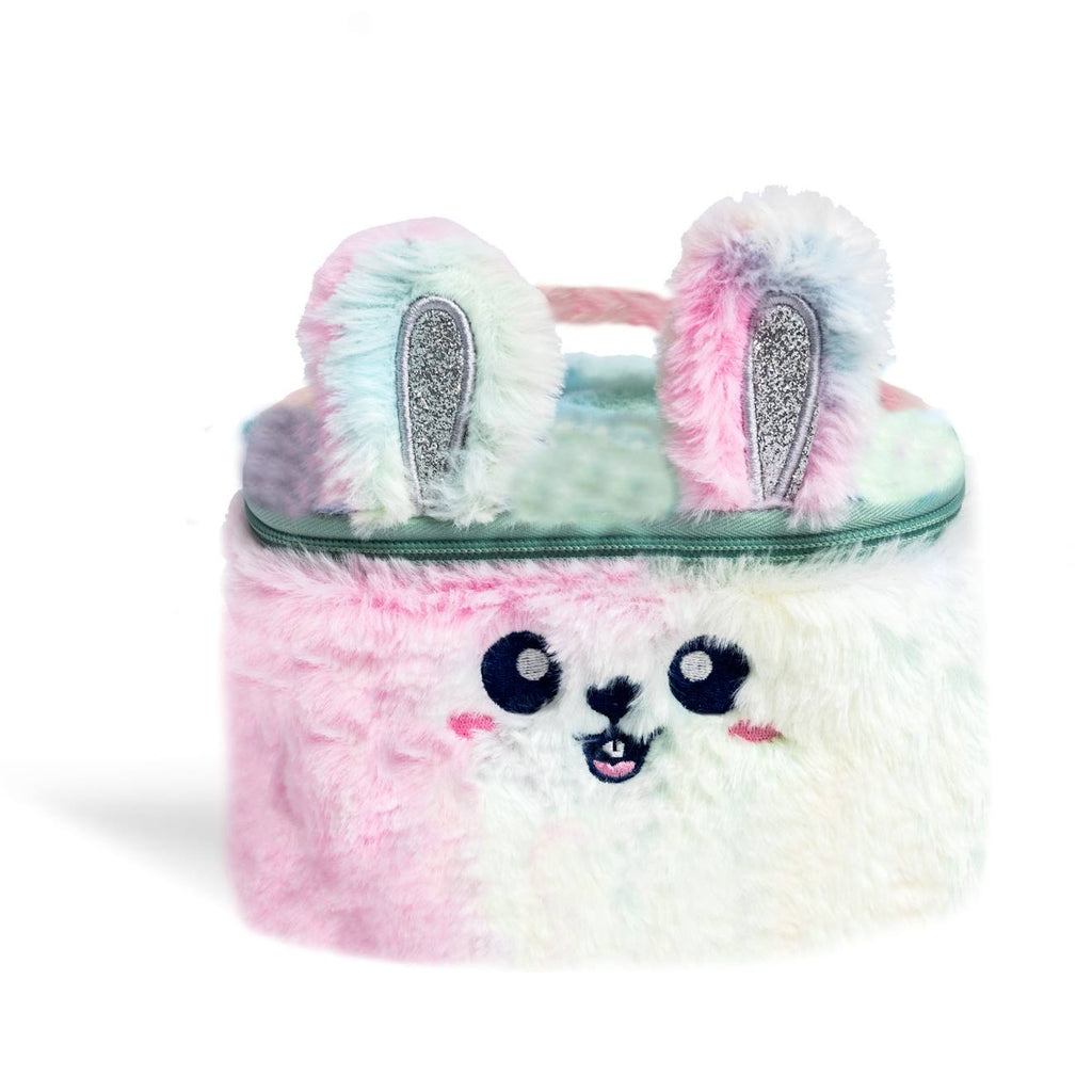 Vanity lapin avec maquillage multicolore