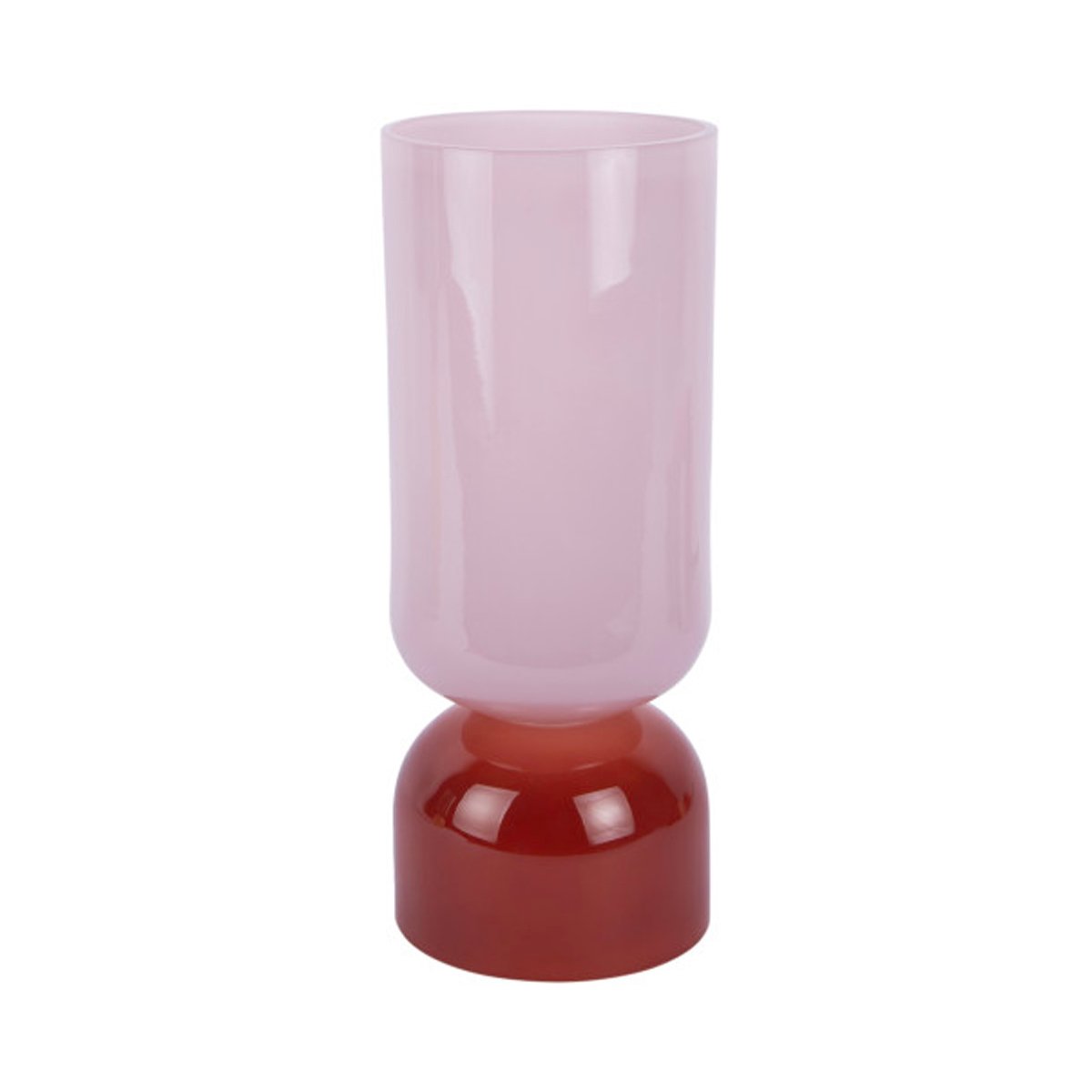 Vase design en verre coloré grand format