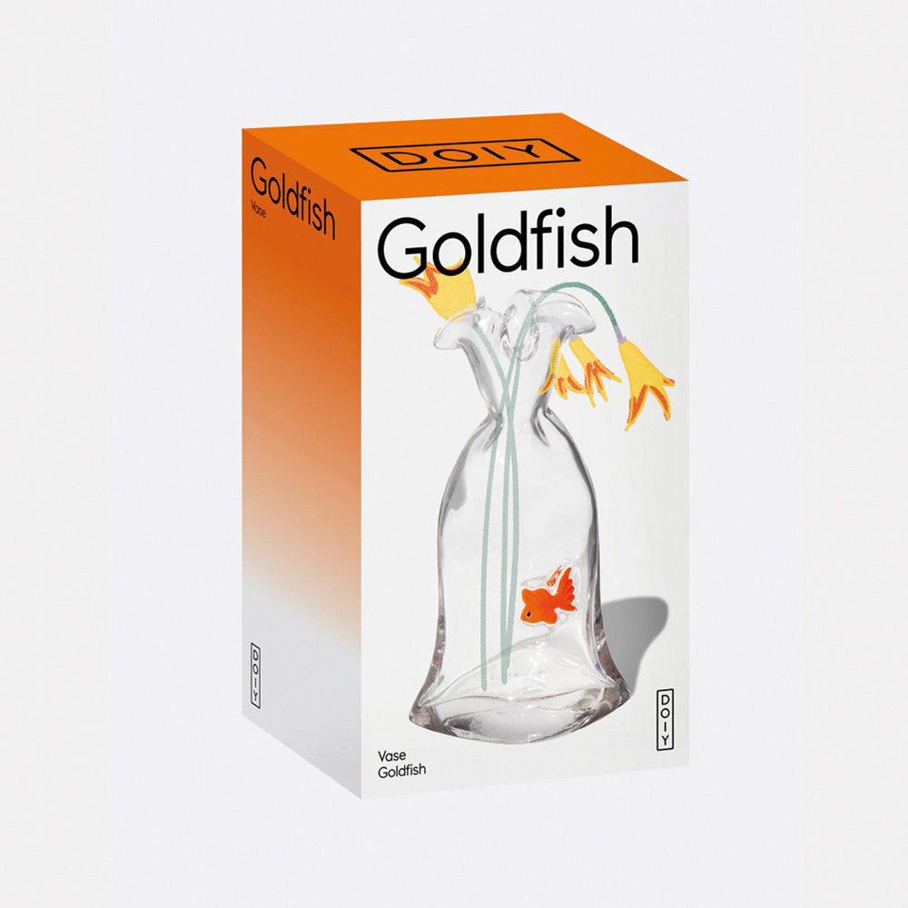 Vase Poisson Rouge Goldfish - Vase Original