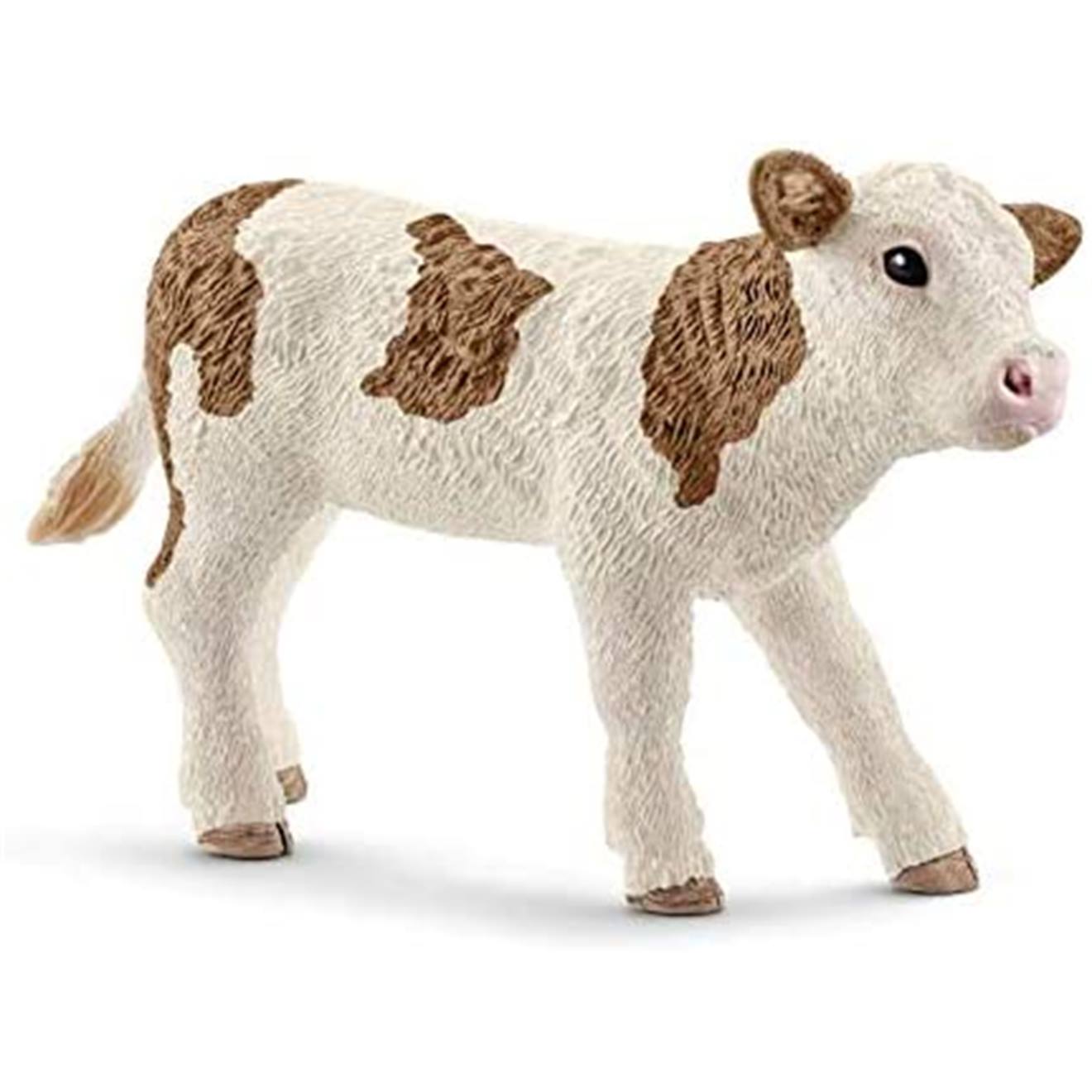 Veau simmental français beige et marron