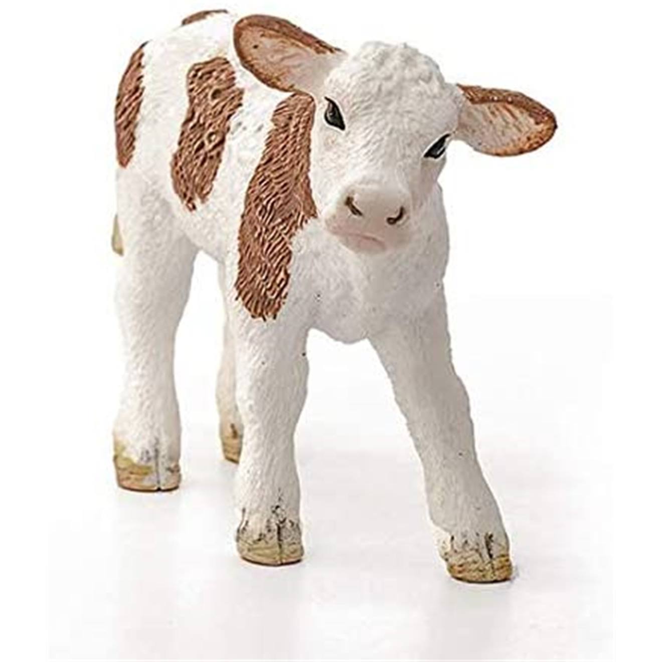 Veau simmental français beige et marron