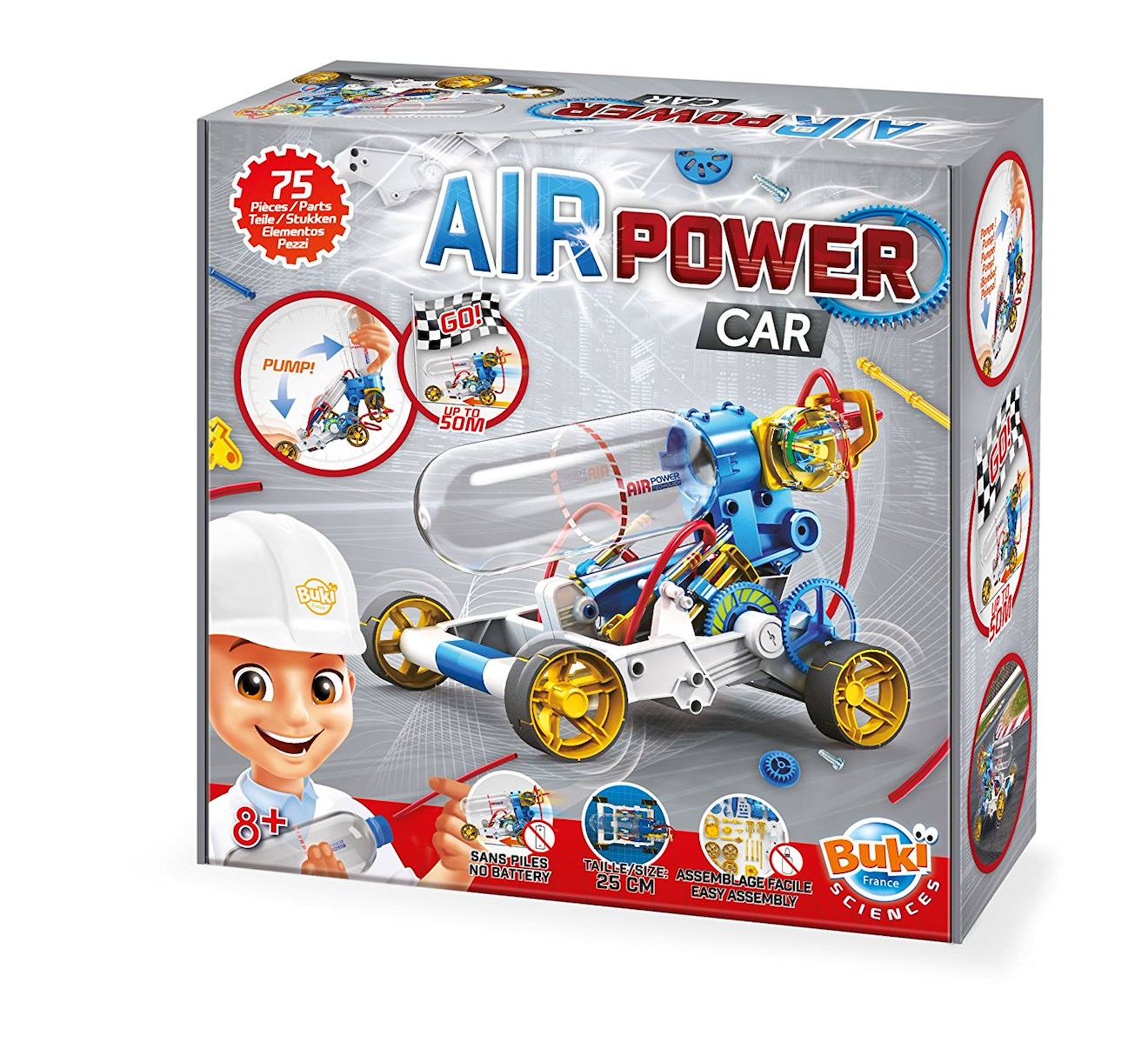 Véhicule à air bleu