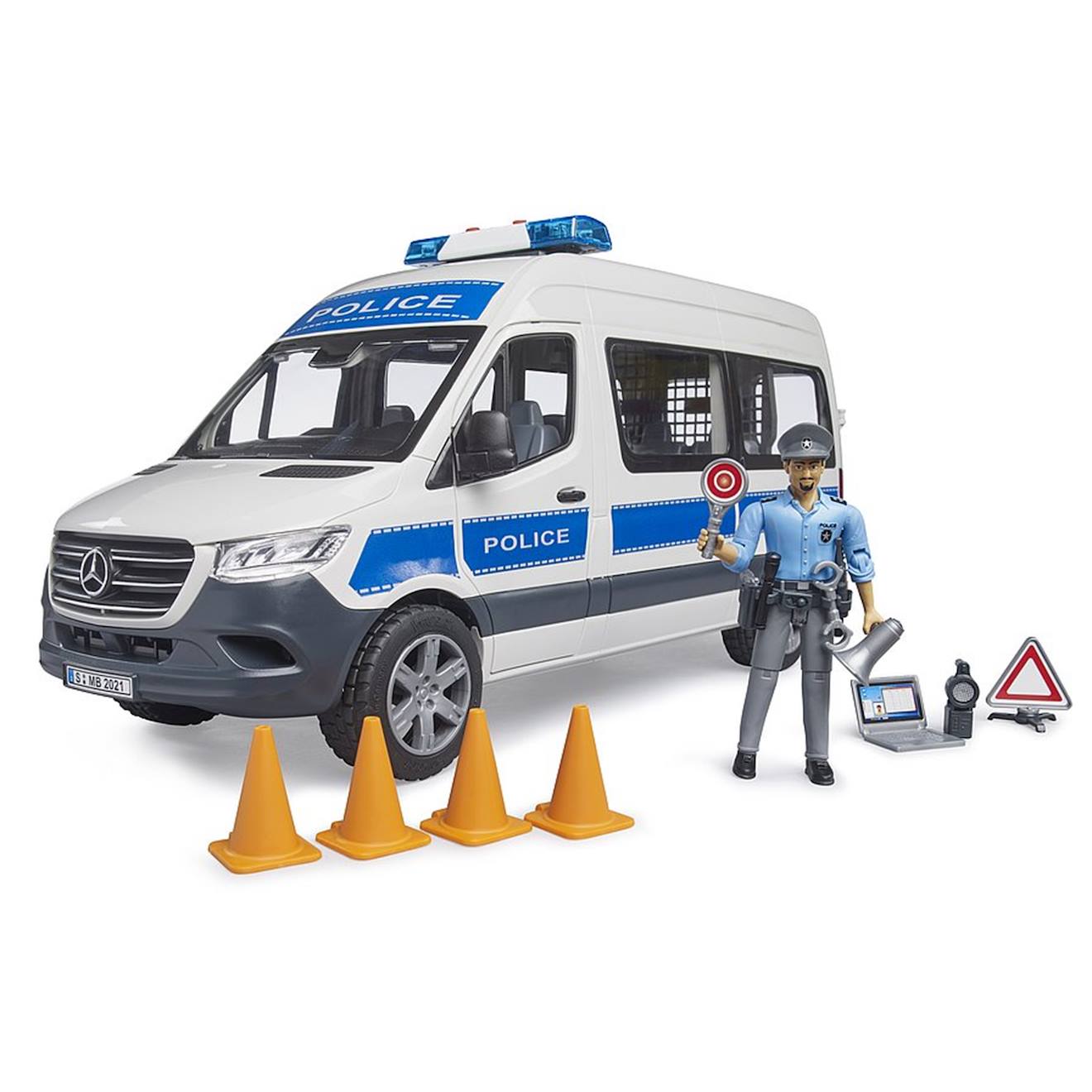 Véhicule d'intervention de la police mb sprinter multicolore