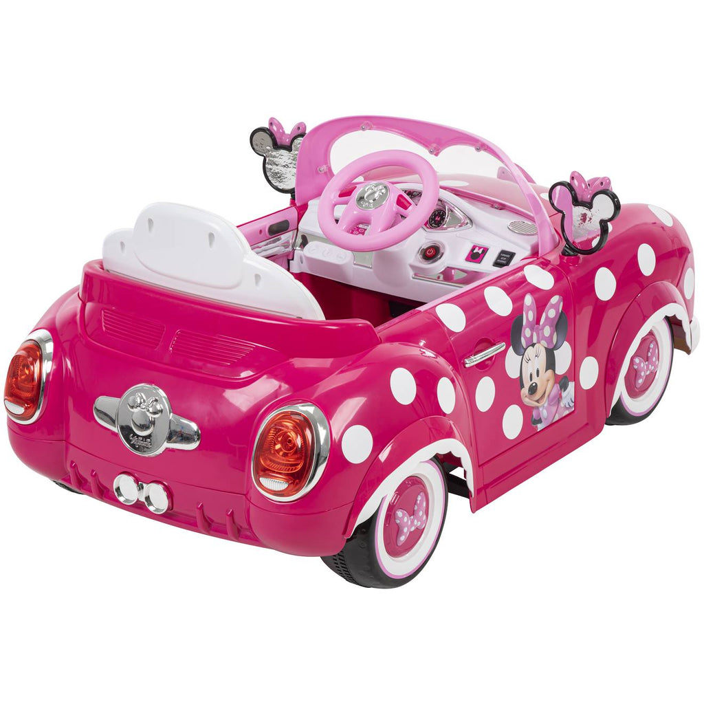Véhicule électrique Disney Minnie rose
