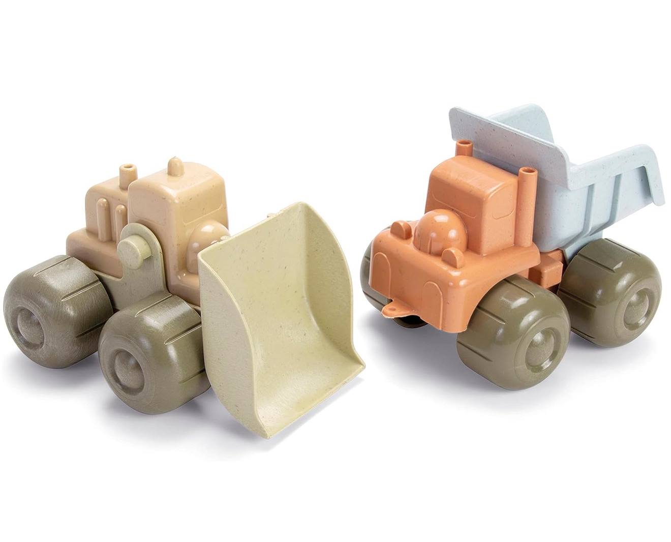 Véhicules de construction en bioplastique vert