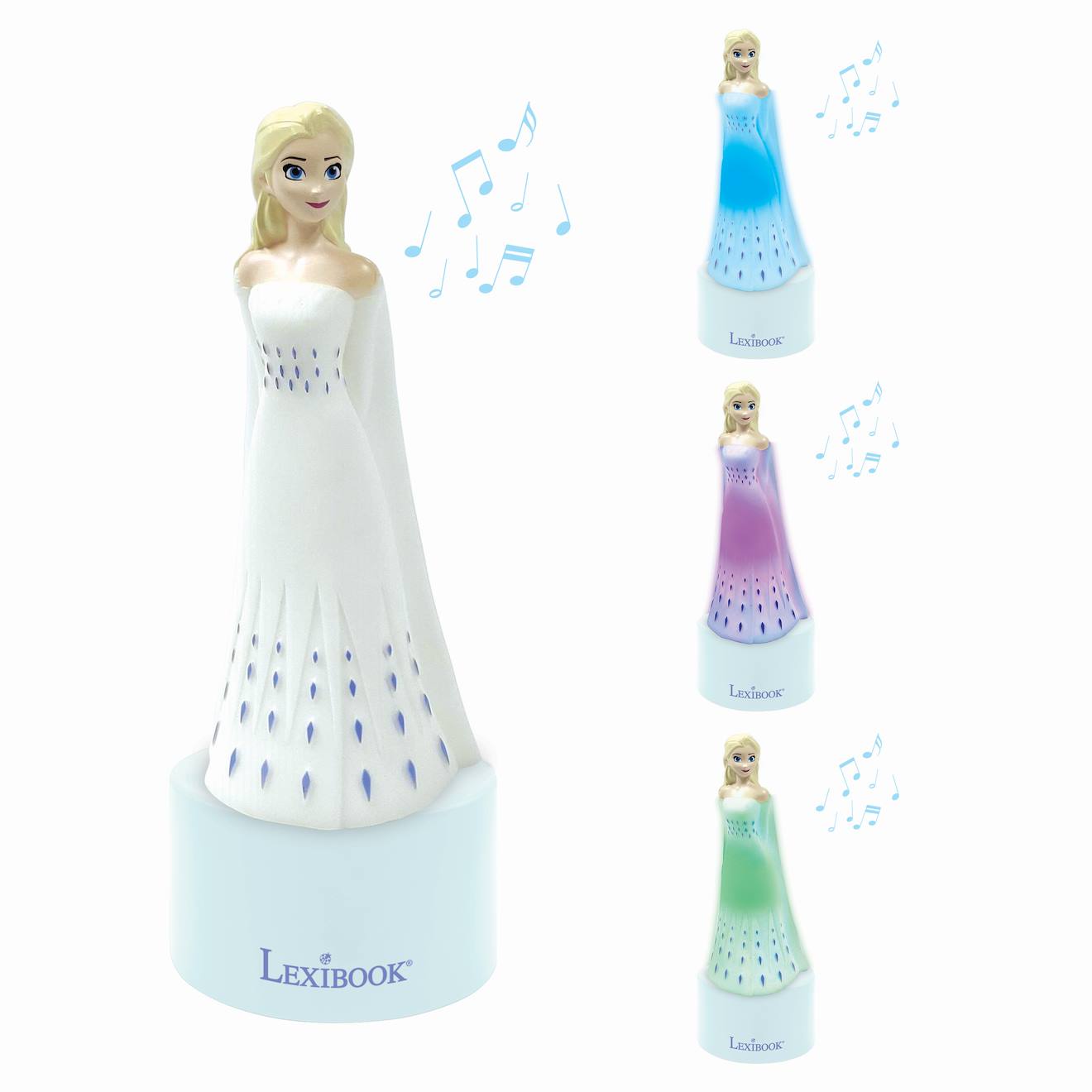 Veilleuse avec haut-parleur Frozen blanc