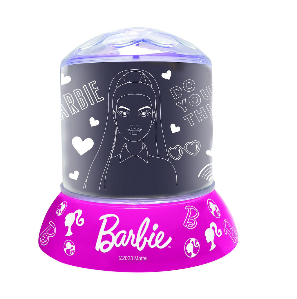 Veilleuse avec projection et effets sonores Barbie rose