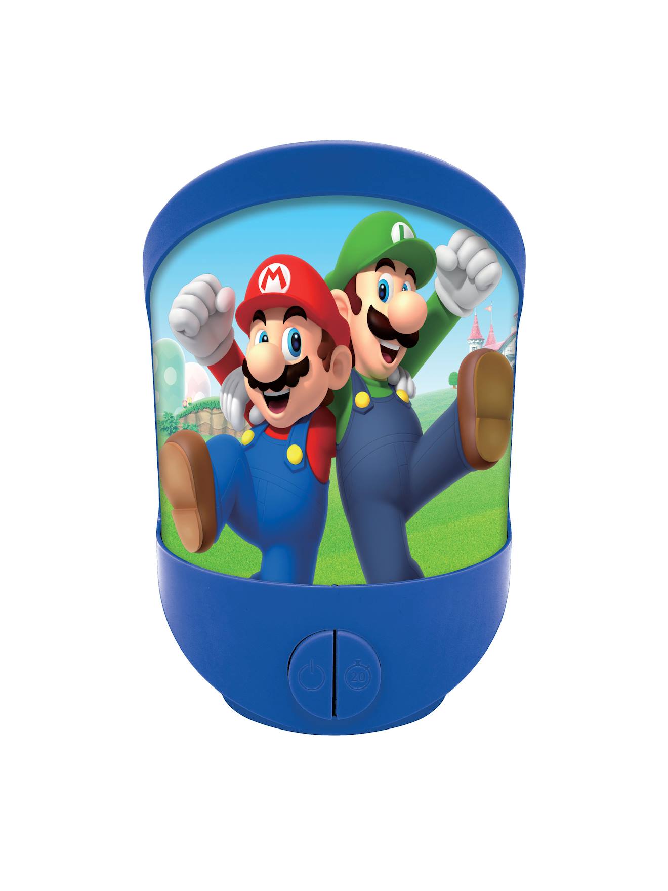 Veilleuse de chevet ou murale Super Mario bleu