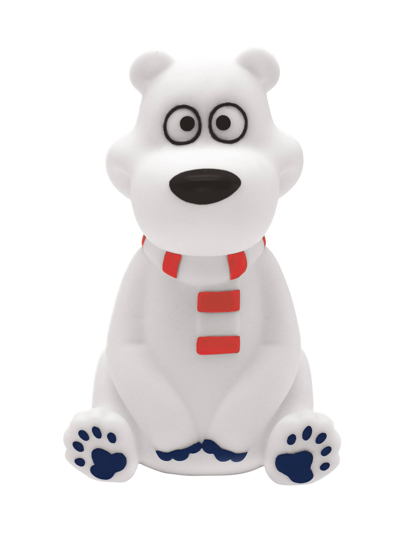 Veilleuse ours polaire en 3D avec variation de couleurs blanc