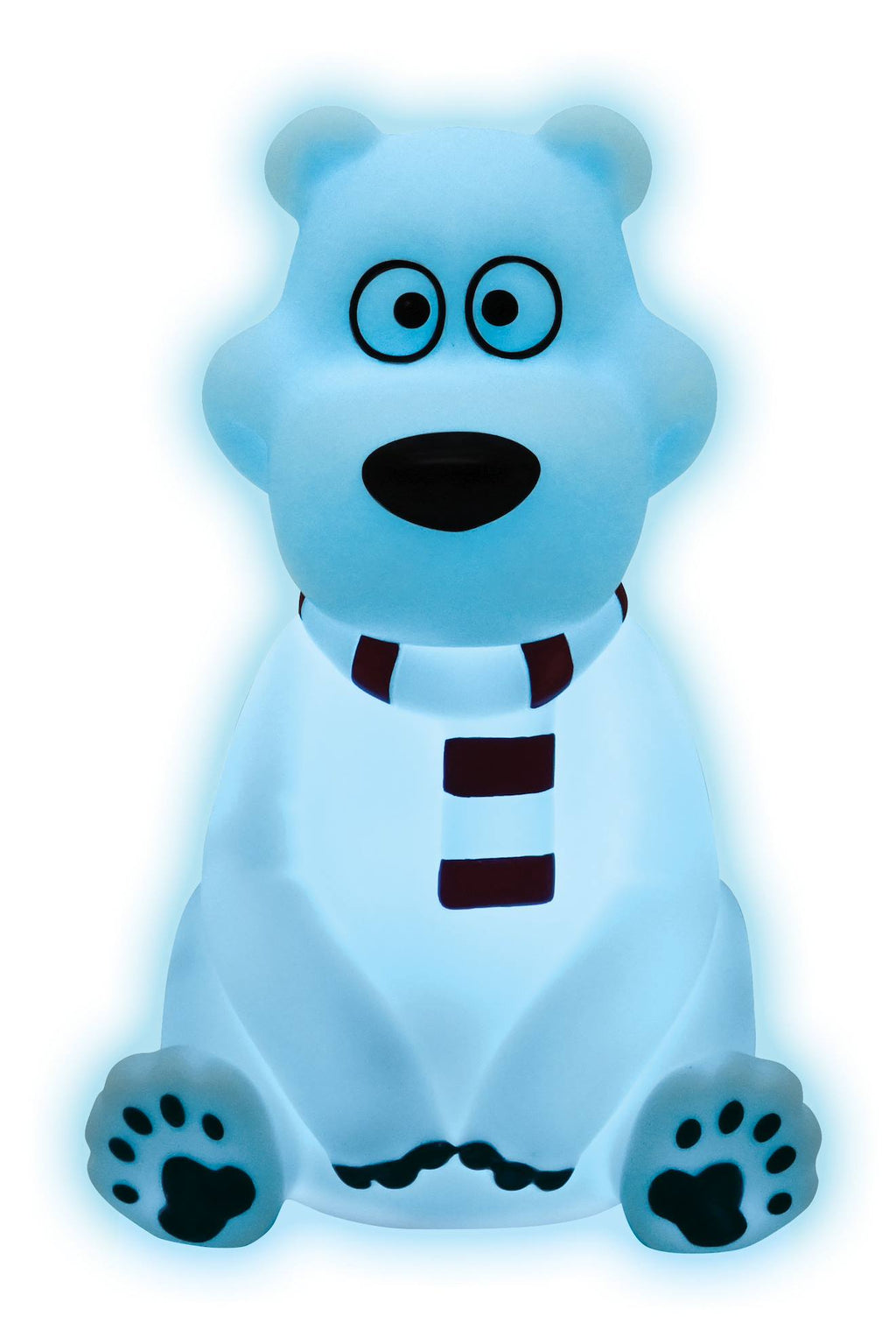 Veilleuse ours polaire en 3D avec variation de couleurs blanc