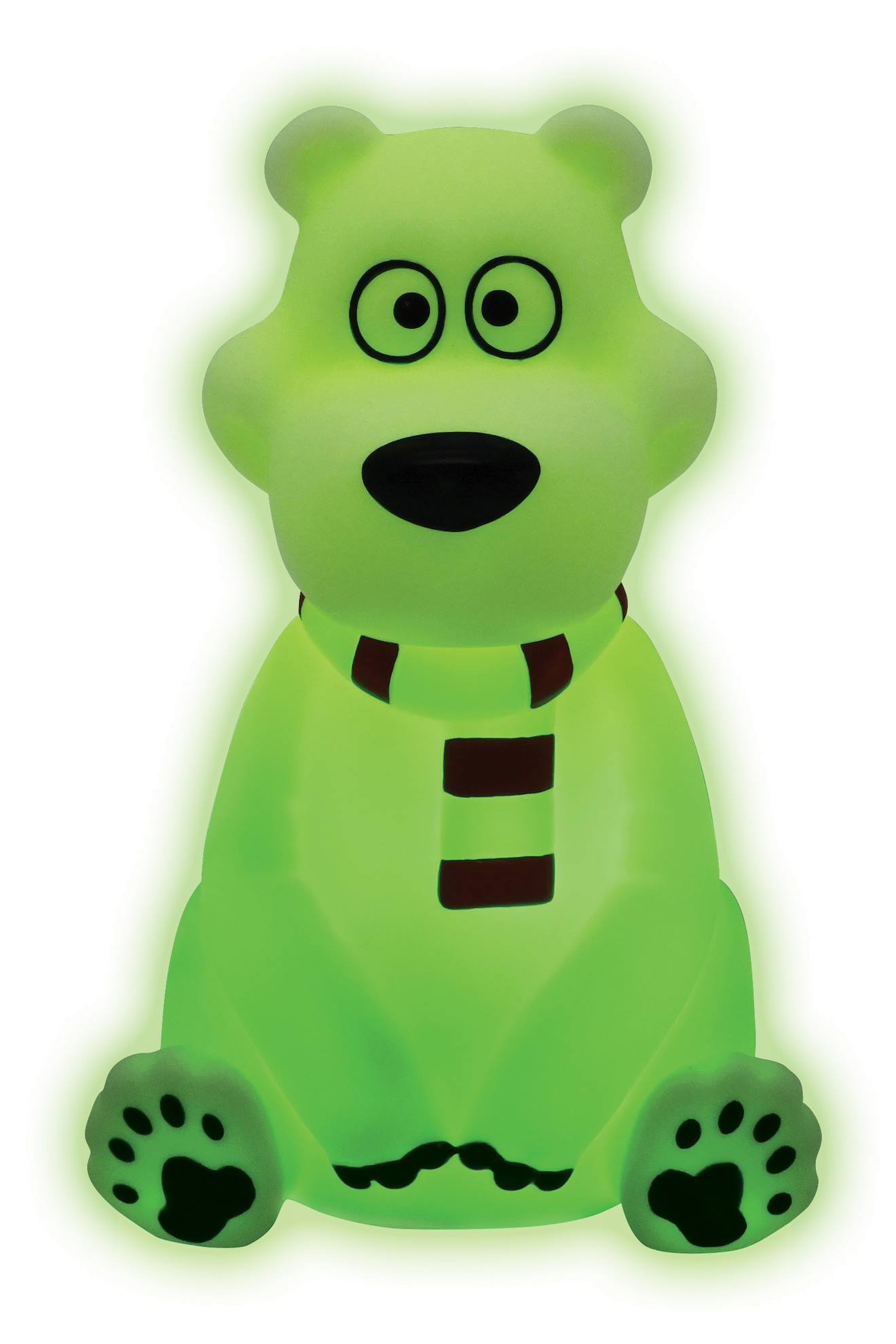 Veilleuse ours polaire en 3D avec variation de couleurs blanc