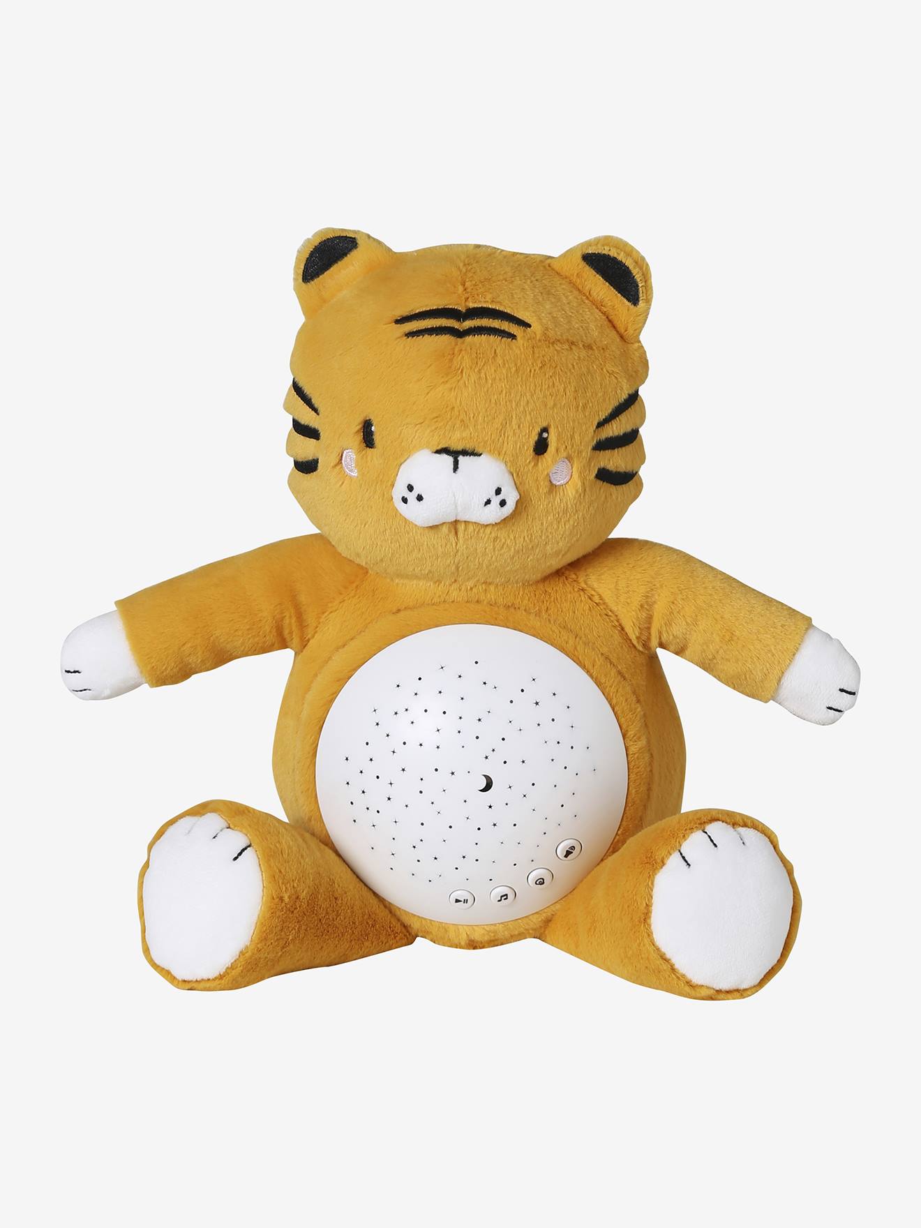 Veilleuse peluche projecteur d'étoiles tigre