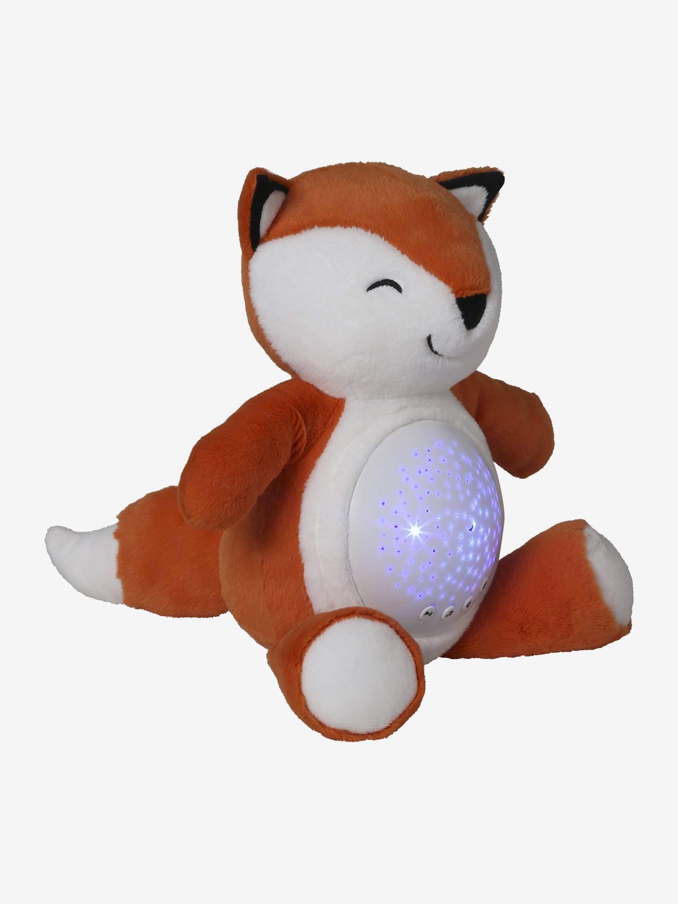 Veilleuse peluche projecteur d'étoiles renard