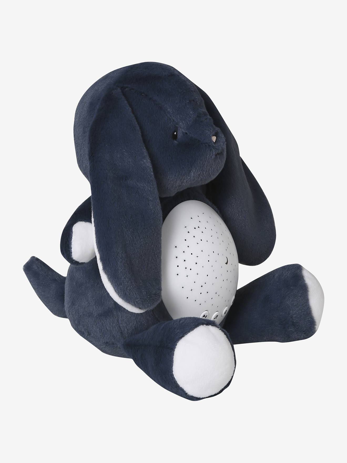 Veilleuse peluche projecteur d'étoiles lapin