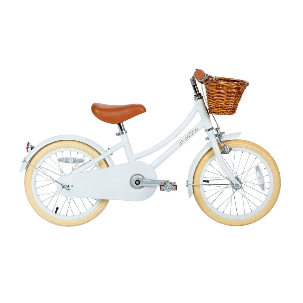 Vélo classique avec pédales de 4 à 7 ans blanc