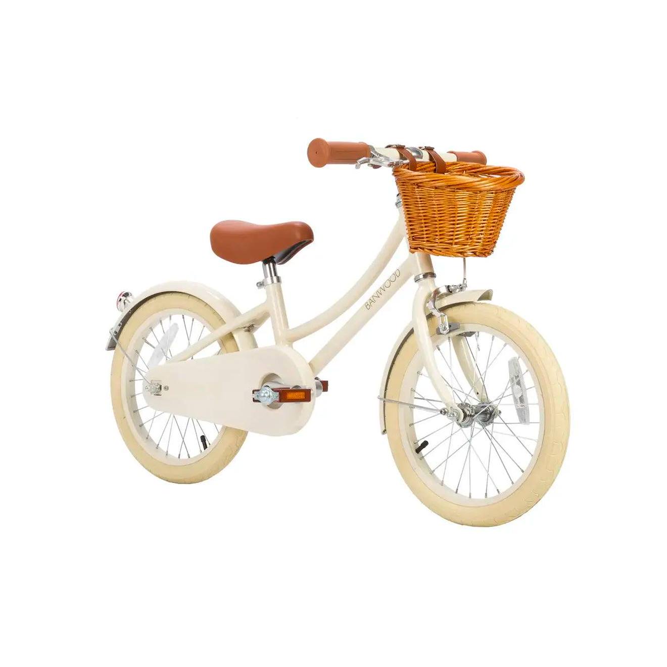 Vélo classique avec pédales de 4 à 7 ans crème