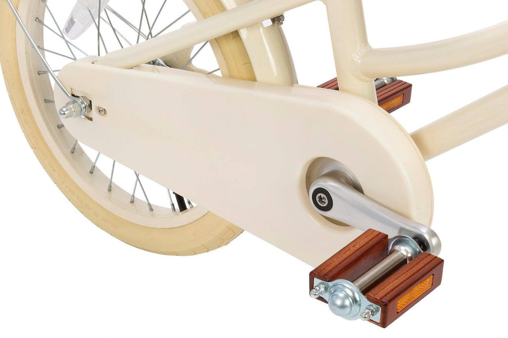 Vélo classique avec pédales de 4 à 7 ans crème