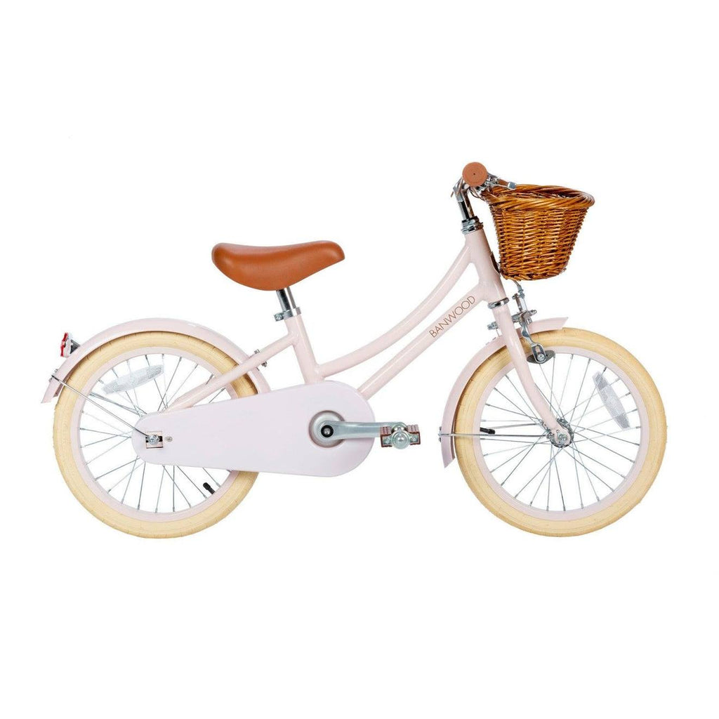 Vélo classique avec pédales de 4 à 7 ans rose