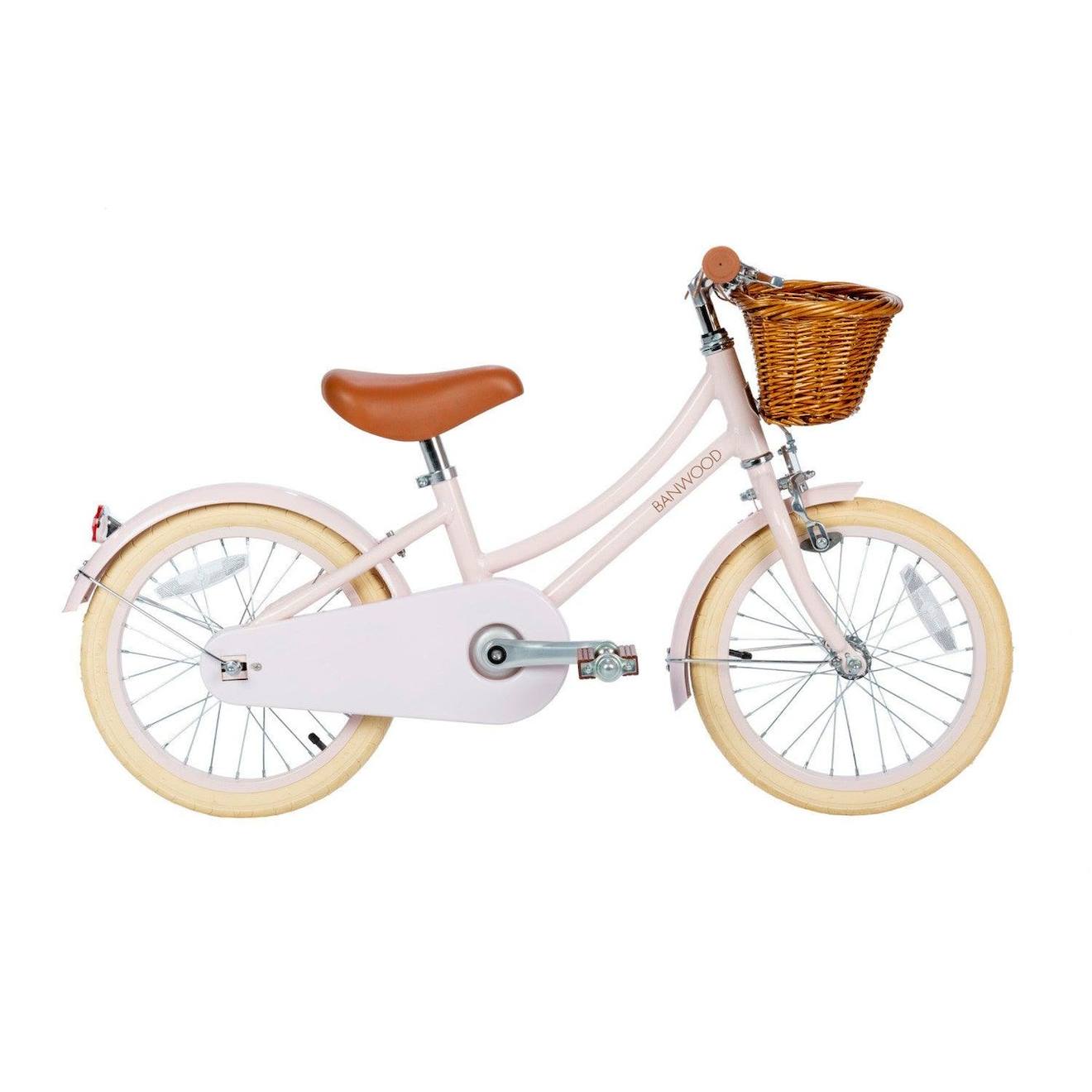 Vélo classique avec pédales de 4 à 7 ans rose