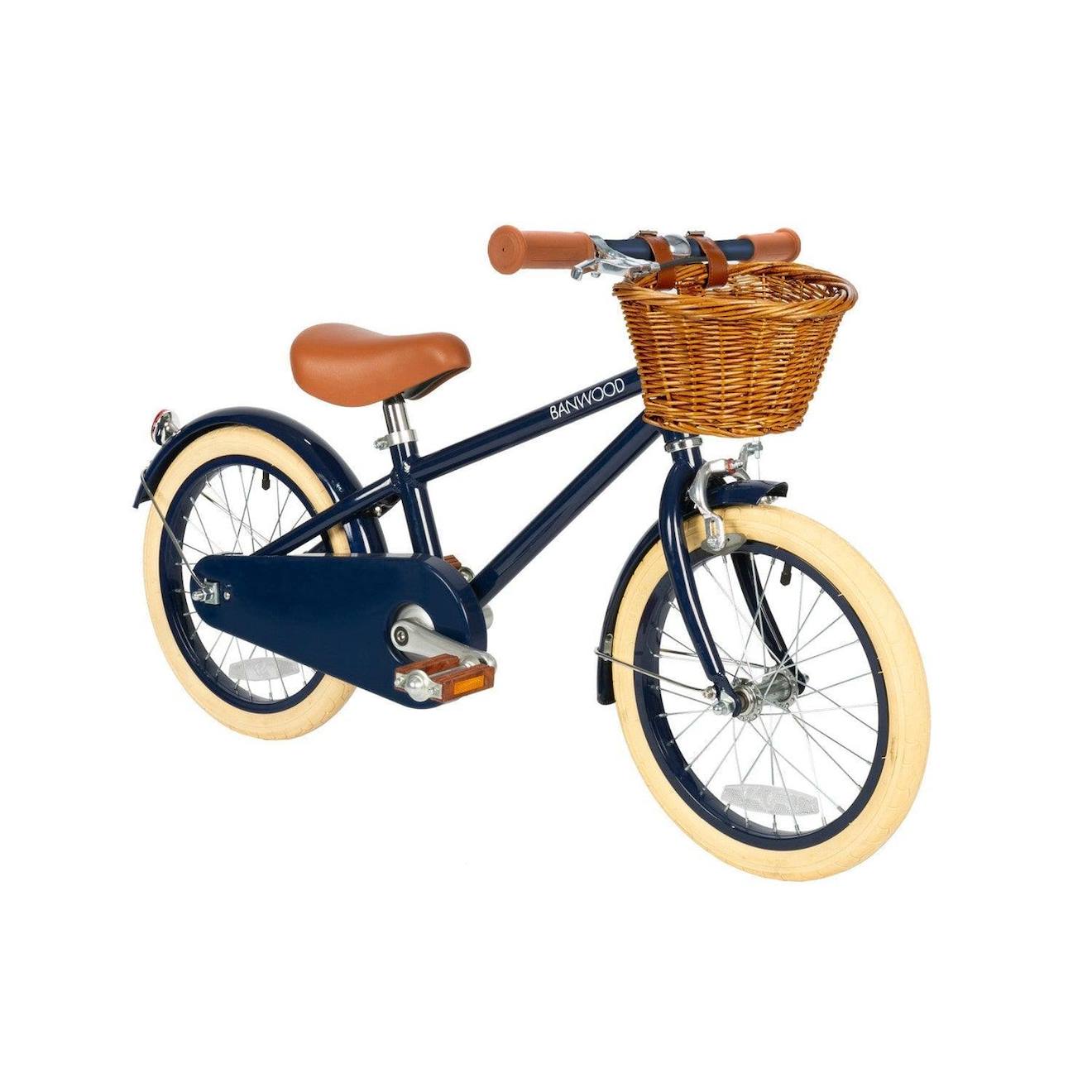Vélo classique avec pédales de 4 à 7 ans marine