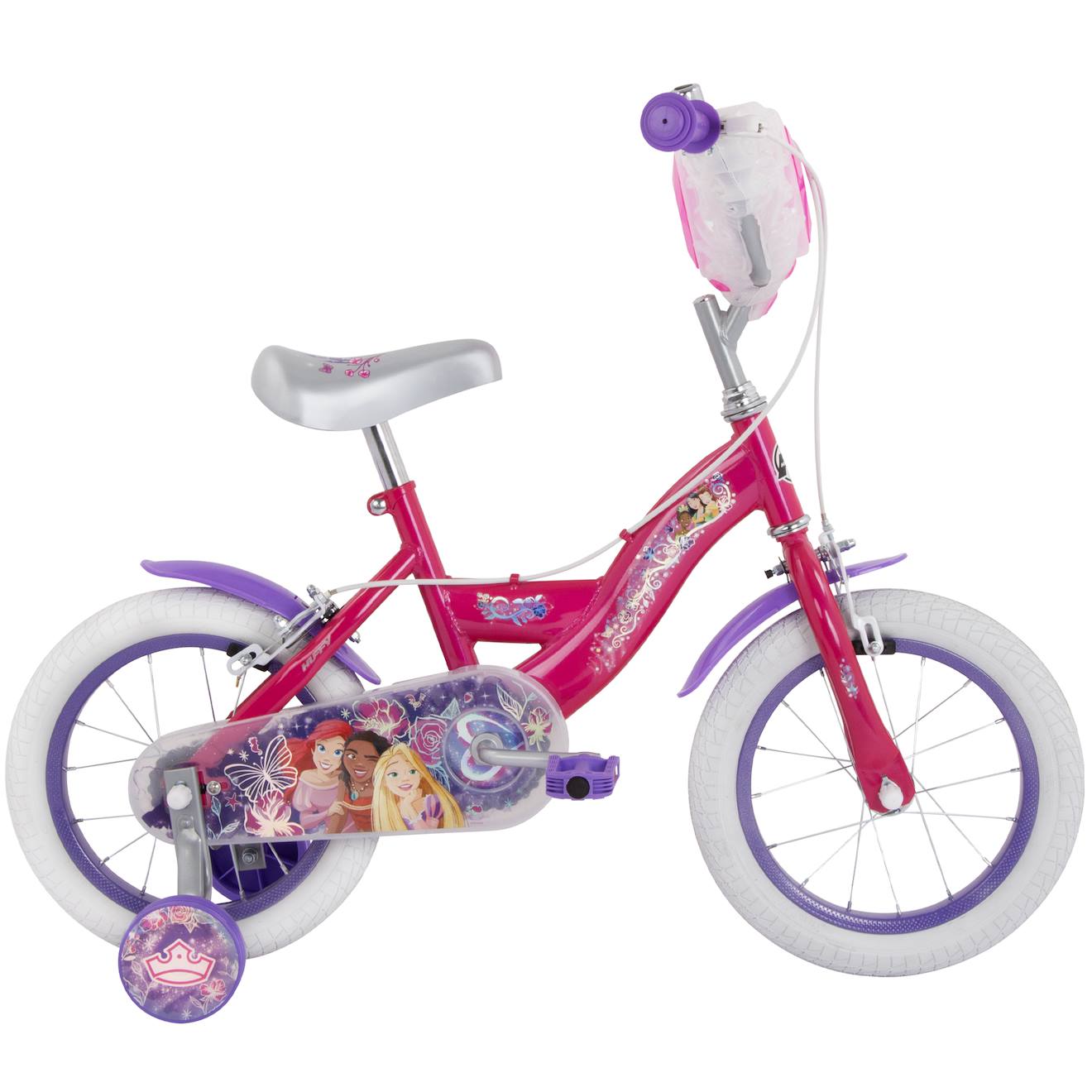 Vélo enfant Disney Princess 14 rose-violet