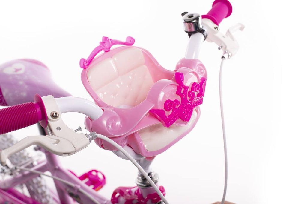 Vélo enfant Disney Princess 14 rose-blanc