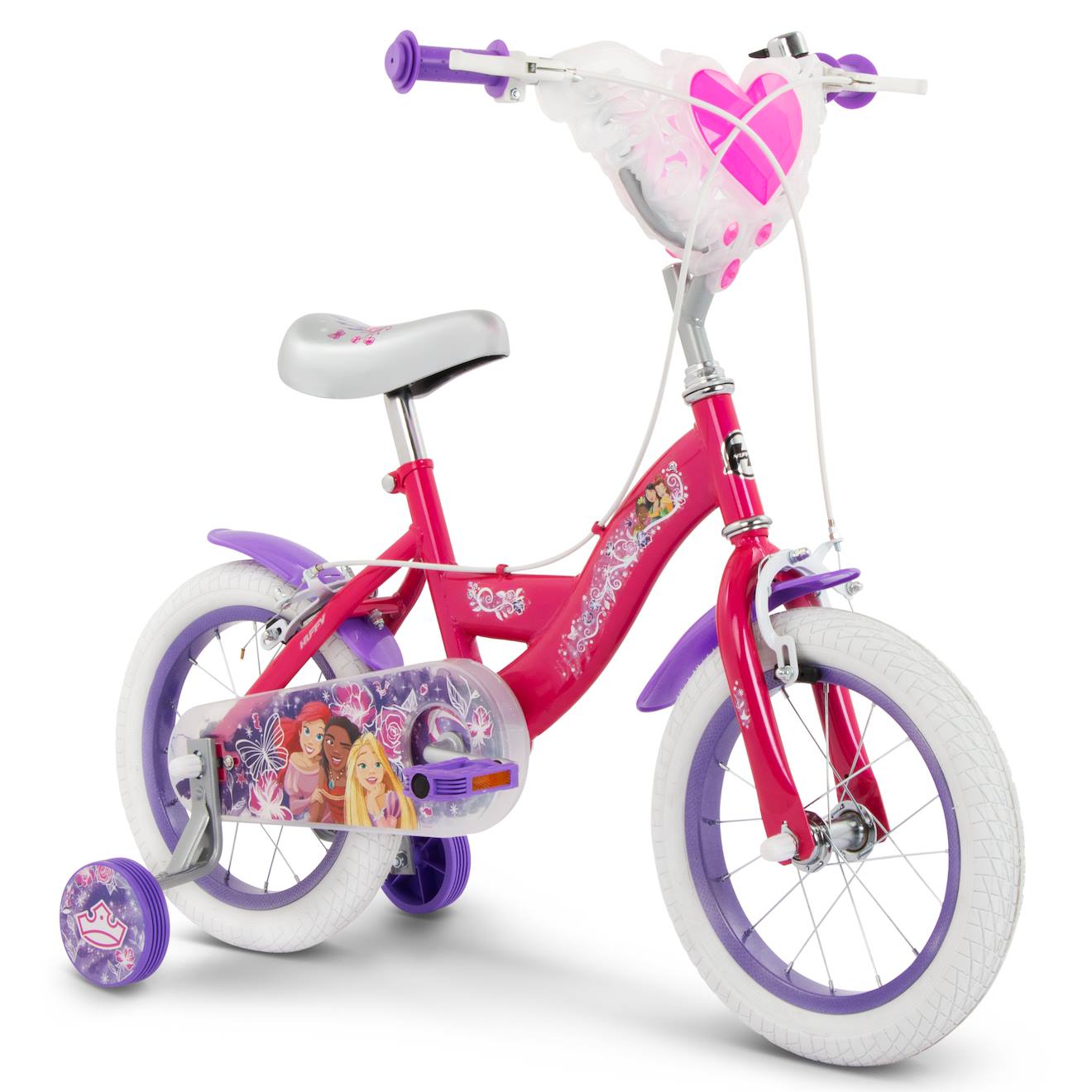 Vélo enfant Disney Princess 14 rose-violet