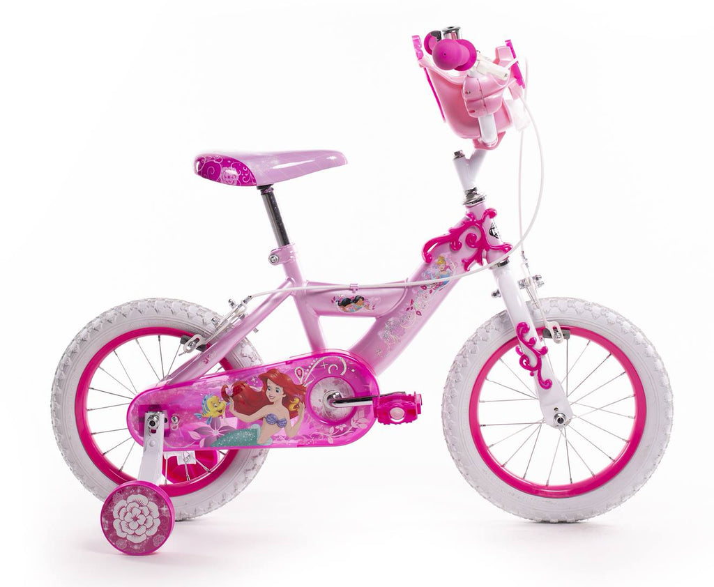 Vélo enfant Disney Princess 14 rose-blanc