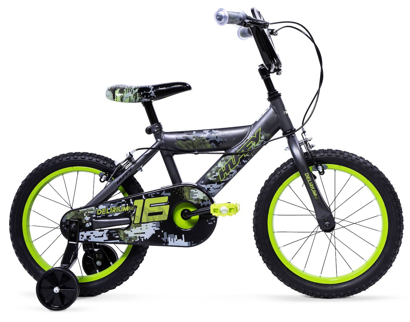 Vélo enfant Huffy delirium 16 gris argenté