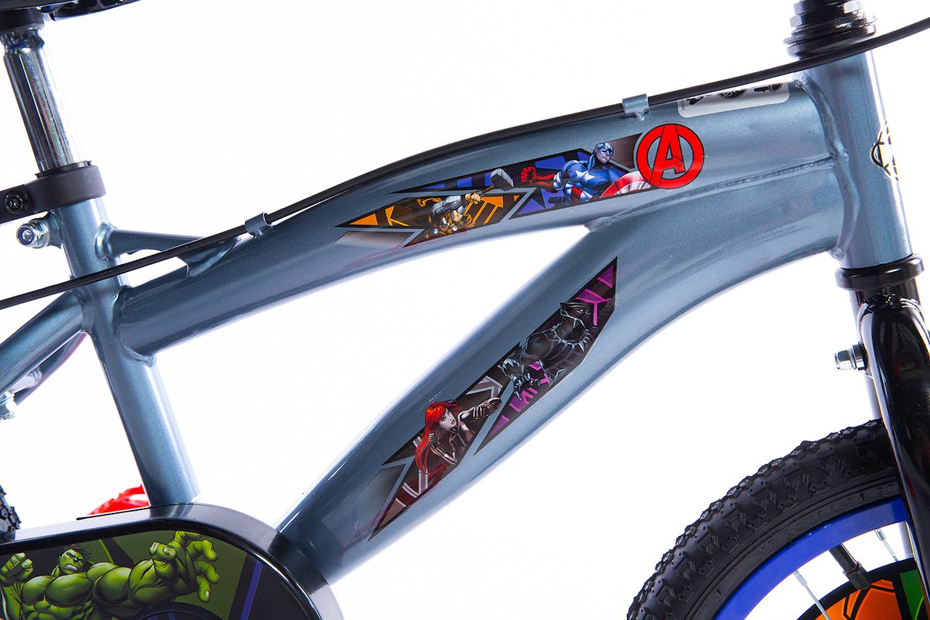 Vélo enfant Marvel Avengers 16 gris