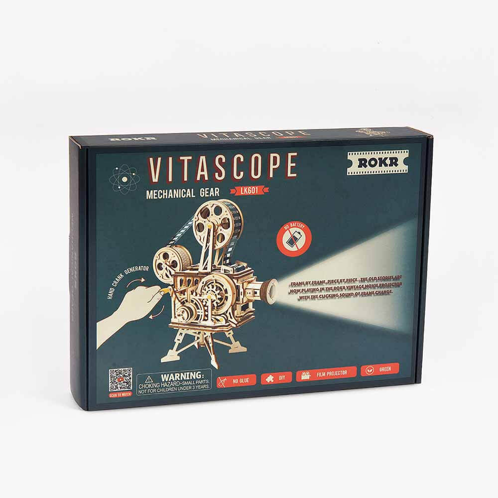 Véritable Projecteur en Bois à Monter - Maquette Bois CadoMaestro