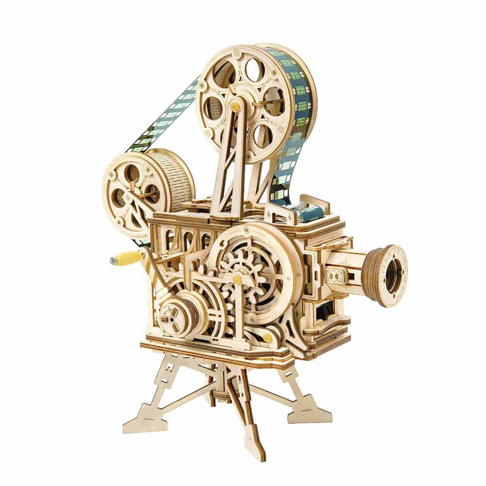 Véritable Projecteur en Bois à Monter - Maquette Bois CadoMaestro