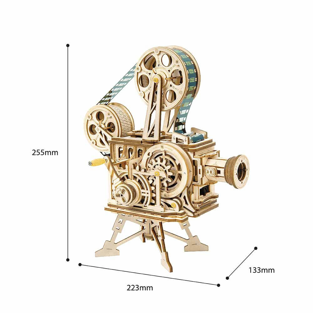 Véritable Projecteur en Bois à Monter - Maquette Bois CadoMaestro