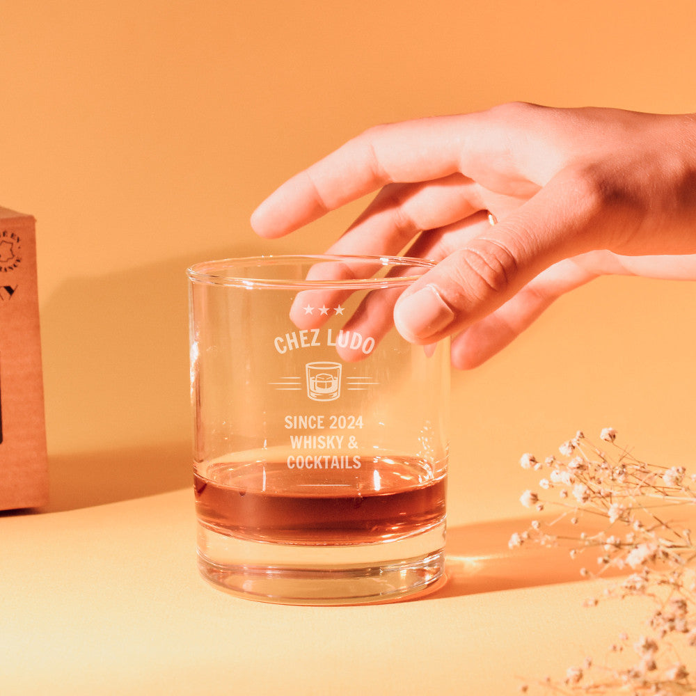 Verre à Whisky Bar à Personnaliser - Verre Whisky à Personnaliser