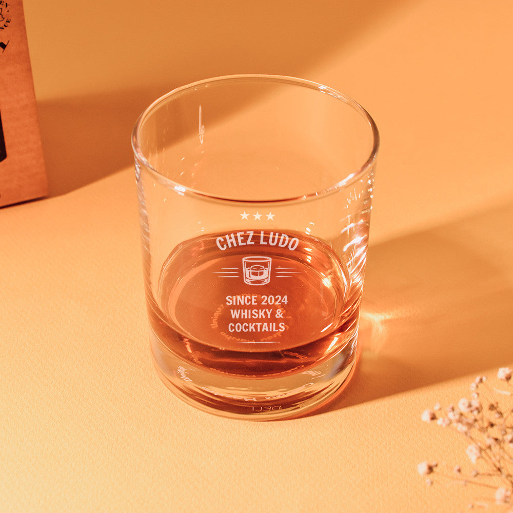 Verre à Whisky Bar à Personnaliser - Verre Whisky à Personnaliser