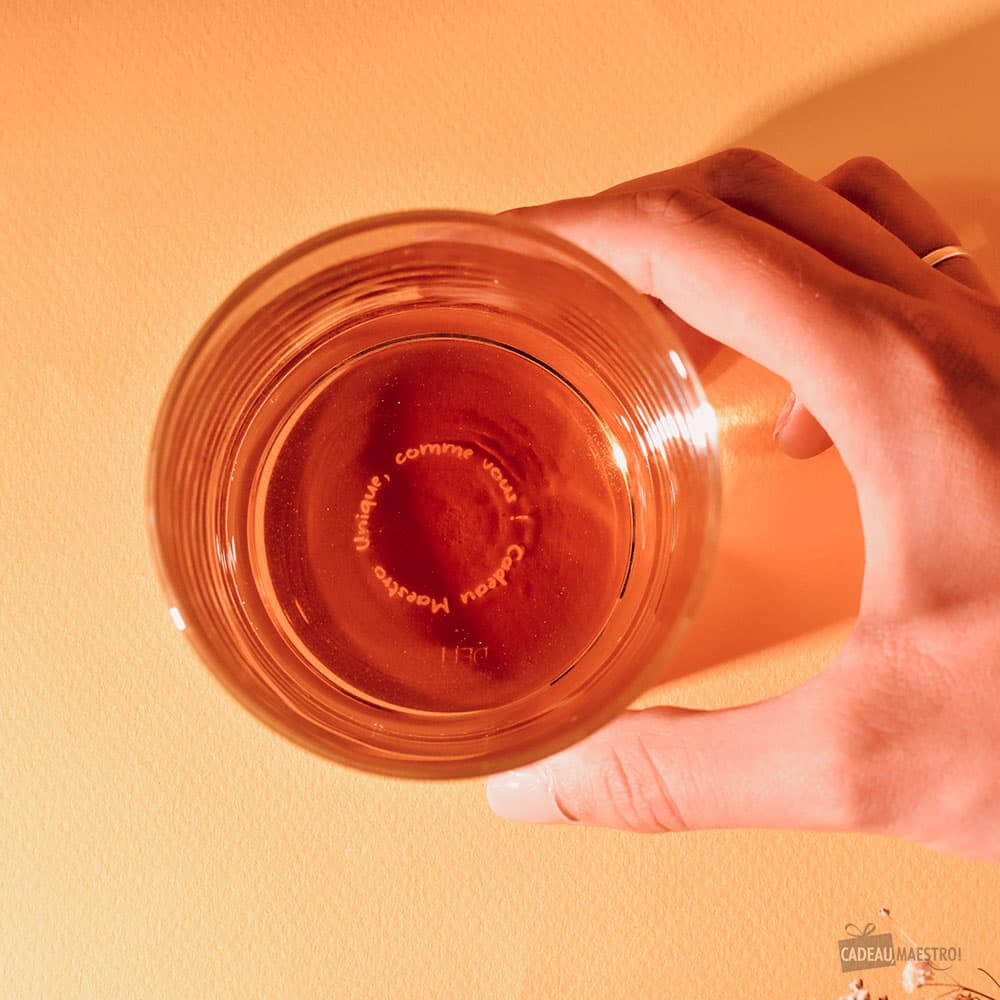 Verre à Whisky Message à Personnaliser - Verre Whisky à Personnaliser